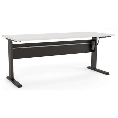 Cubit Highrise Electric Height Adjustable Desk 1500mm White/Black