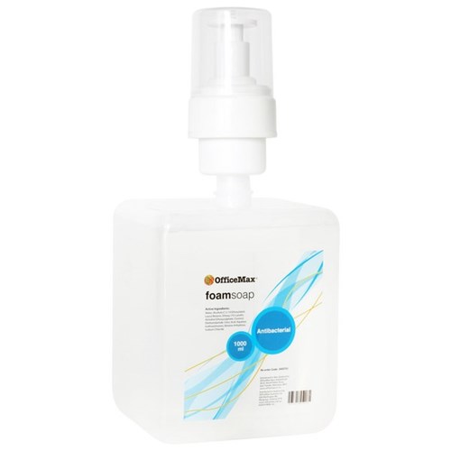 OfficeMax Antibacterial Foam Soap For OfficeMax Dispenser 1L, Carton of 6