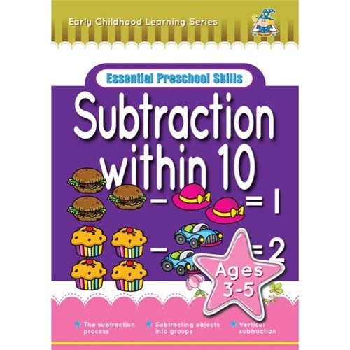 Greenhill Subtraction Within 10 Activity Book 3-5 Years