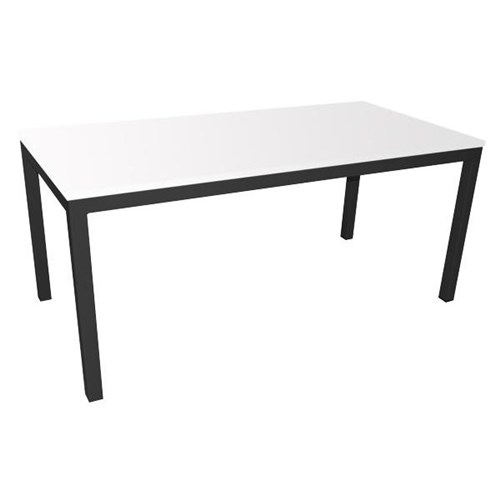 Kompact Meeting Table 1200x600mm White/Black