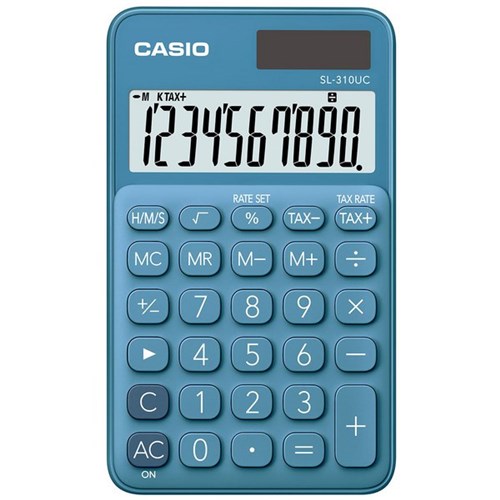 Casio SL310UCBU Handheld Calculator Blue