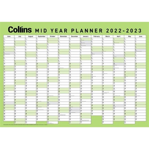 Collins Large Mid Year Planner 1 June 2020 to 30 June 2021 | OfficeMax NZ