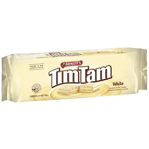 Arnott's Tim Tam White Chocolate Biscuits 165g