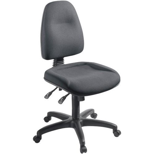 Spectrum 3 Task Chair 3 Lever Long Seat Quantum Fabric/Storm