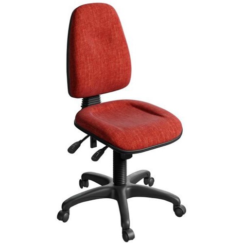 Spectrum 3 Task Chair 3 Lever Keylargo Fabric/Paprika