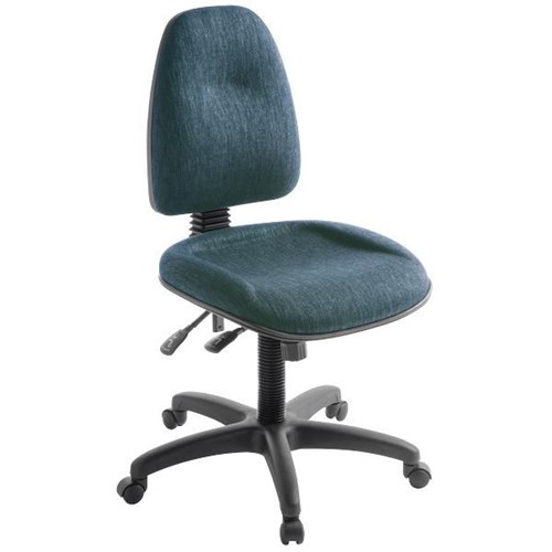 Spectrum 3 Task Chair 3 Lever Long Wide Seat Keylargo Fabric/Navy