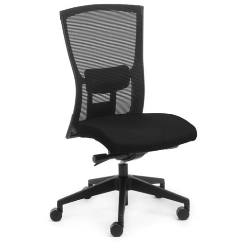 Domino Synchro Task Chair Mesh Back Black