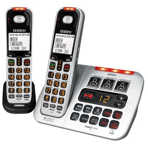 Uniden SSE45+1 Big Button Cordless Phone Combo