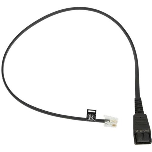 Jabra Adapter Cord QD to Modular RJ-11 Quick Disconnect Cable for Yealink