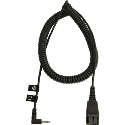 Jabra Cord QD to 2.5mm Jack Coiled Quick Disconnect Cable