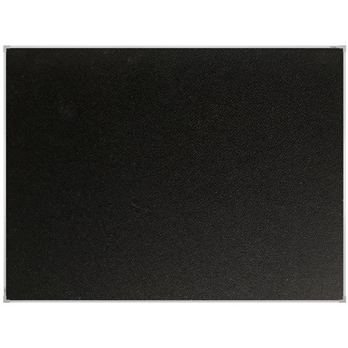 Boyd Visuals 900 x 1200mm Fabric Noticeboard Black
