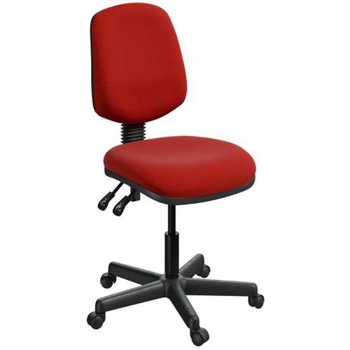 Studio 3.40 Task Chair High Back 3 Lever Bond Fabric/Garnet