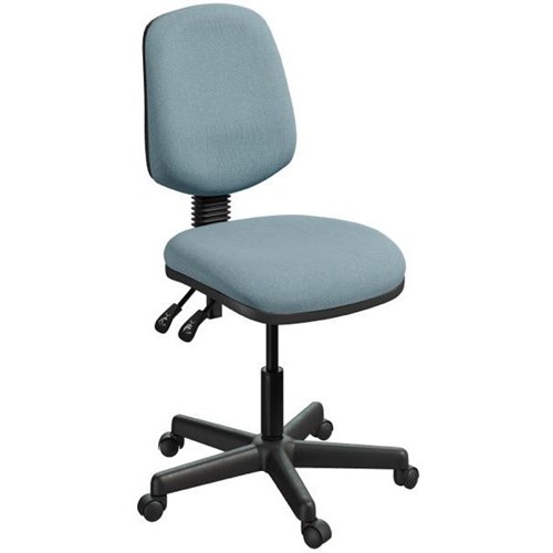 Studio Task Chair High Back 3 Lever Keylargo Fabric/Sky