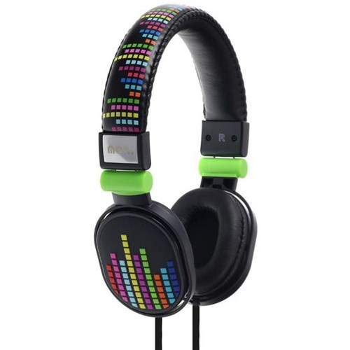 Moki Popper Levels Black Wired Headphones