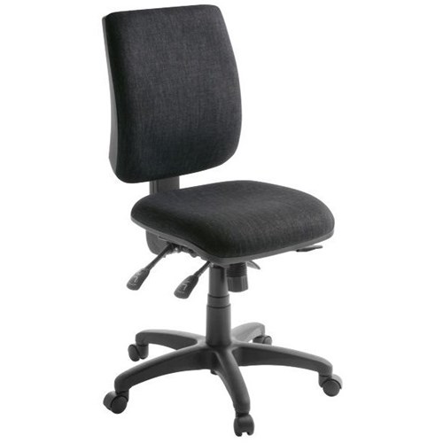 Trapeze Task Chair 3 Lever With Seat Slide Keylargo Fabric/Ebony