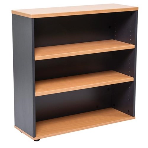 Firstline Bookcase 900x900mm Beech/Ironstone