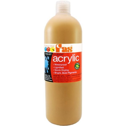 Fas Student Acrylic Paint 1L Yellow Oxide