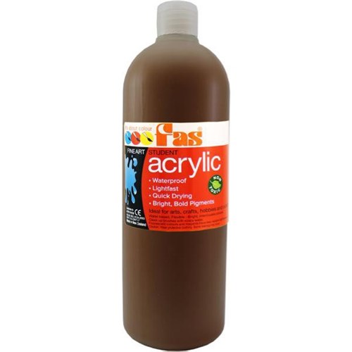 Fas Student Acrylic Paint 1L Raw Umber