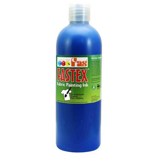 Fastex Fabric Painting Textile Ink Blue 500ml