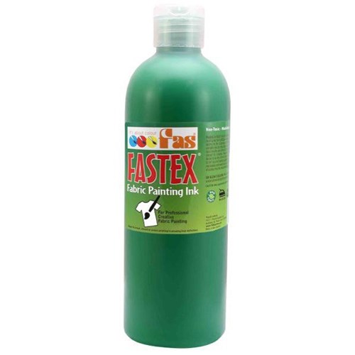 Fastex Fabric Painting Textile Ink Green 500ml