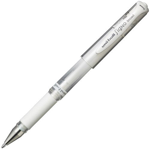 uni-ball Signo Broad White Rollerball Pen 1.0mm Medium Tip
