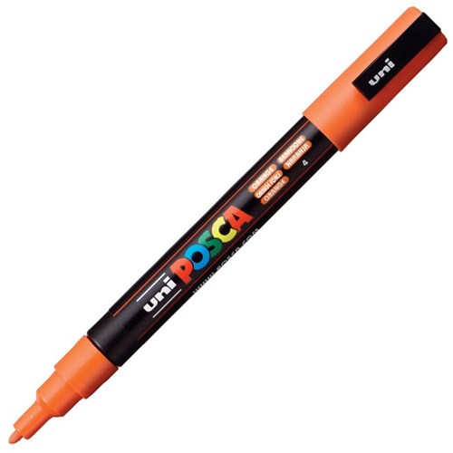 Uni Posca Paint Marker Fine Bullet Tip Orange