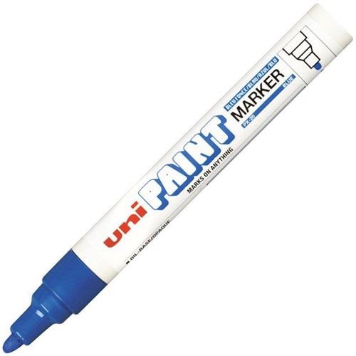 Uni Paint Marker Pen Medium Bullet Tip Blue