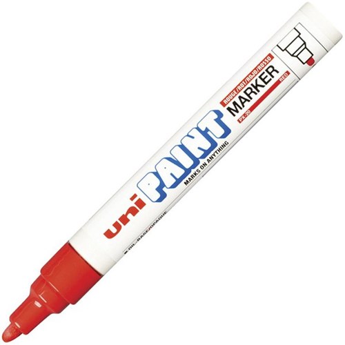 Uni Medium Bullet Tip Paint Marker Red