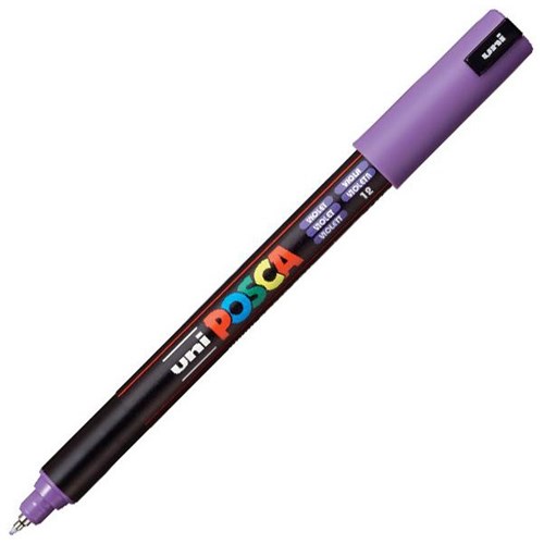 Uni Posca Paint Marker Pen Ultra Fine Bullet Tip Violet