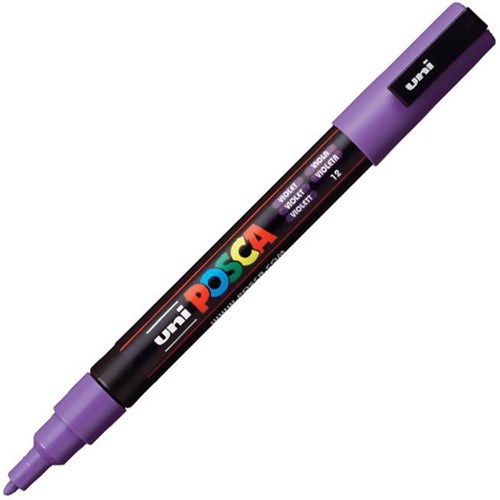 Uni Posca Paint Marker Pen Fine Bullet Tip Violet