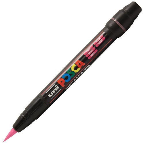 Uni Posca Paint Marker Brush Tip Pink