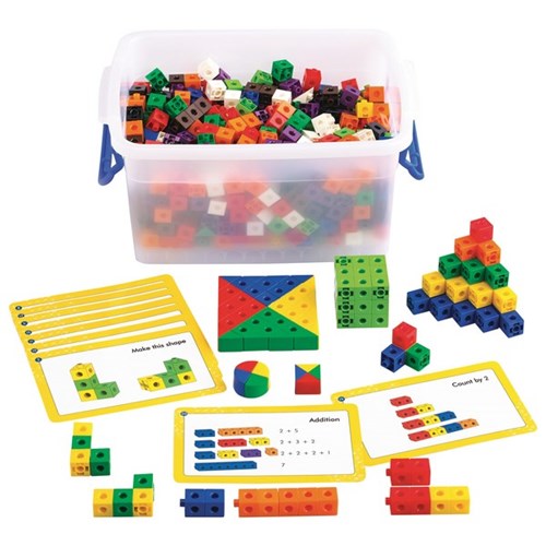 Learning Can Be Fun EDX Linking Cube Set 504 Pieces