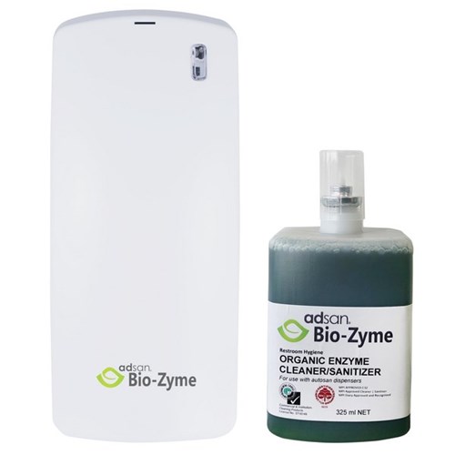 Bio-Zyme Urinal Dispenser White