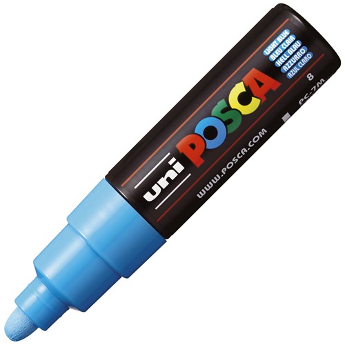 Uni Posca Paint Marker Bold Bullet Light Blue