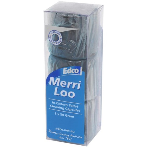 Edco Merri Loo Toilet Cleaner Blocks 50g, Pack of 3