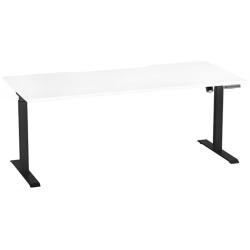 Breeze Active Electric Height Adjustable Desk No Bluetooth 1800mm White/Black