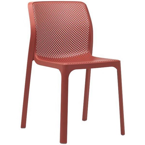 Nardi Bit Cafe Chair Coral Red