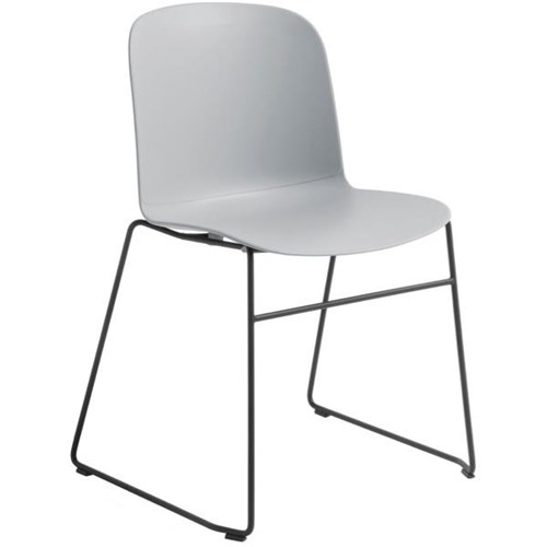 Adapt Visitor Chair Sled Base Grey/Black