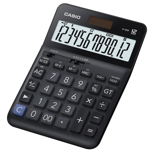 Casio D-120F Desktop Calculator Biz Style Black