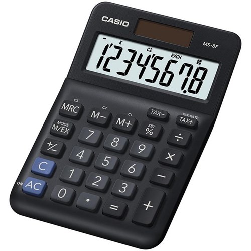 Casio MS-8F Desktop Calculator Biz Style Black