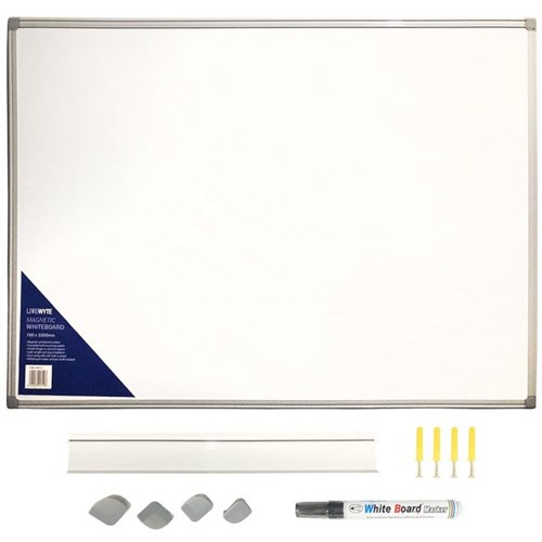Litewyte Acrylic Whiteboard Magnetic 700 x 1000mm