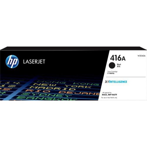 HP 416A Black Laser Toner Cartridge W2040A