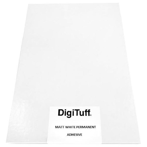 Digituff A4 210gsm Matt White Permanent Self Adhesive Paper, Pack of 100