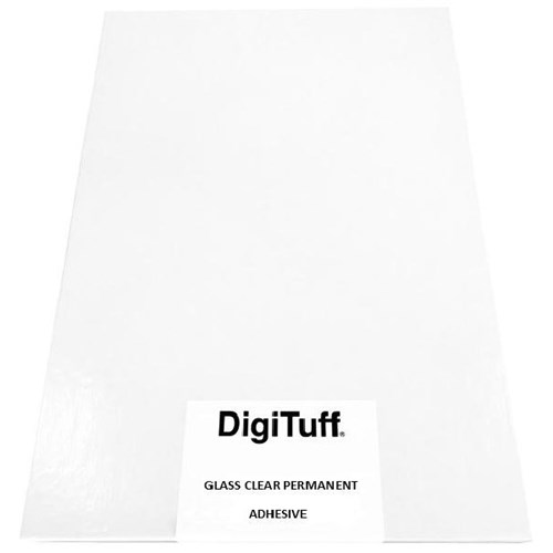 Digituff A3 236gsm Clear Permanent Self Adhesive Paper, Pack of 50
