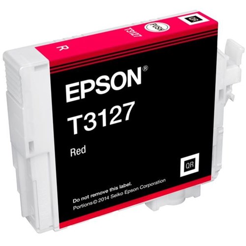 Epson T3127 Red UltraChrome Hi-Gloss2 Ink Cartridge C13T312700