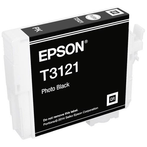 Epson T3121 Photo Black UltraChrome Hi-Gloss2 Ink Cartridge C13T312100