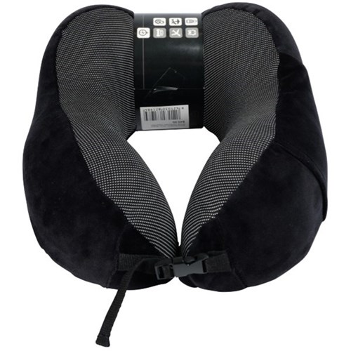 SMARTPAC Comfort Plus Travel Pillow Black 250x270x140mm