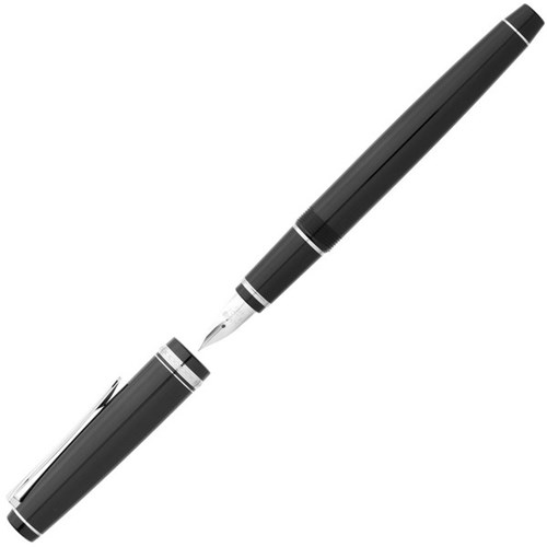 Pilot Falcon Fountain Pen Resin Silver Trim Barrel Extra Fine Tip