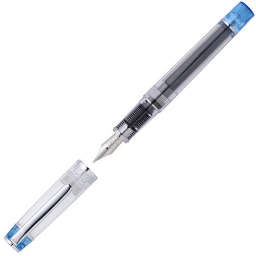 Pilot Prera Fountain Pen Tinted Light Blue Barrel Medium Tip