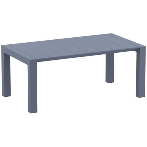 Vomo Polypropylene Outdoor Table Medium Charcoal
